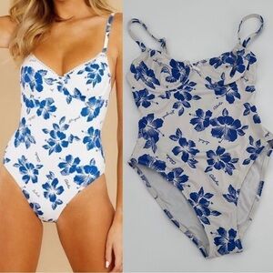 Solid & Striped Aloha One Piece Swimsuit Swim Size XS